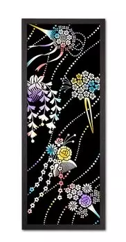 Рамка для картины Tenugui Smart Frame темно-коричневая текстура дерева