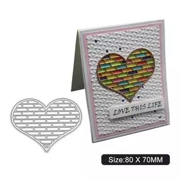 Рамка для любви, настенный фон, металлический серебристый трафарет, тиснение, резка, штампы для скрапбукинга, изготовление открыток из бумаги серебряный