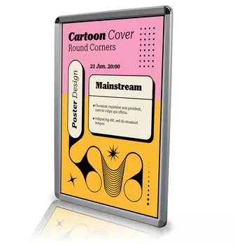 Рамка для плаката Hotdogger, рамка для плаката, алюминиевая защелкивающаяся рамка [размер A1], открывающаяся/закрывающаяся одним нажатием