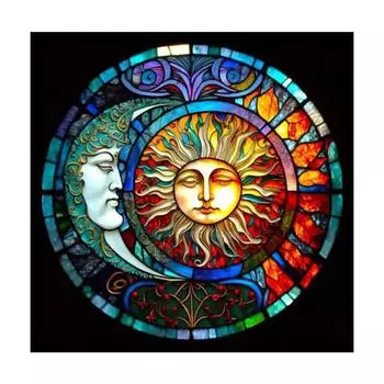 Рамка для рисования по номерам для наборов для начинающих, абстрактная акриловая краска для лица на холсте для настенного художественного декора 40x40 40x40cm NO Frame