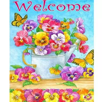 Рамка для рисования по номерам для начинающих, наборы для рисования цветов, раскраска по номерам для домашнего декора 40х50 40x50cm NO Frame