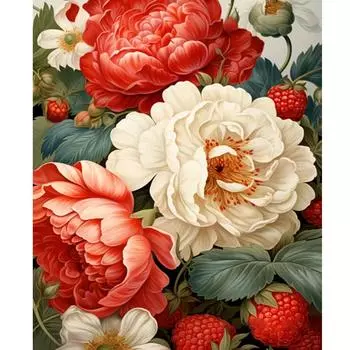 Рамка для рисования по номерам для начинающих, наборы цветов, акриловая краска, раскраска по номерам для домашнего творчества, 40x50 см 40x50cm NO Frame