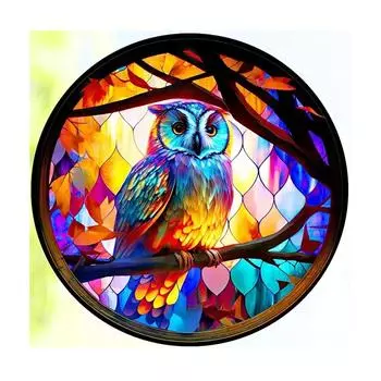 Рамка для рисования по номерам для взрослых, стартовый набор, красочная картина с изображением совы и животных, раскраска по номерам, подарок для украшения дома, 40x40 40x40cm NO Frame