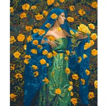 Рамка для рисования по номерам для взрослых, наборы для женщин, рисунок, раскраска по номерам для дома, настенный художественный декор 40x50 40x50cm NO Frame