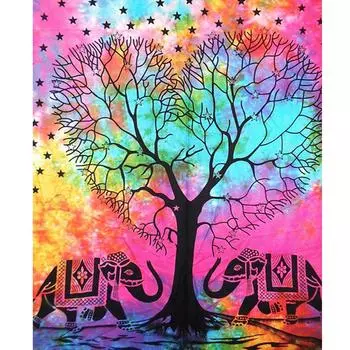Рамка для рисования по номерам для взрослых, наборы абстрактного дерева, красочная картина, стартовый набор ручной работы, подарок «сделай сам», для настенного художественного декора, 40x50 40x50cm NO Frame