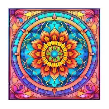 Рамка для рисования по номерам для взрослых, наборы для начинающих, декоративный узор, картина с цифрами, поделки своими руками для домашнего декора 40x40 40x40cm NO Frame