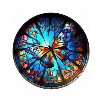 Рамка для рисования по номерам, красочная картина с бабочками на холсте, акриловая краска с наборами кистей для подарка своими руками, 40x40 40x40cm NO Frame