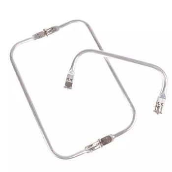 Рамка для сумки или кошелька Металлическая алюминиевая трубка Ручка для сумки Аксессуары Части сумки-клатча 200*85mm