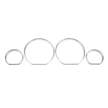 Рамка для украшения передней панели автомобиля, отделка кольца циферблата, автомобильный стиль, передняя крышка для BMW E46, инструменты для замены CHINA