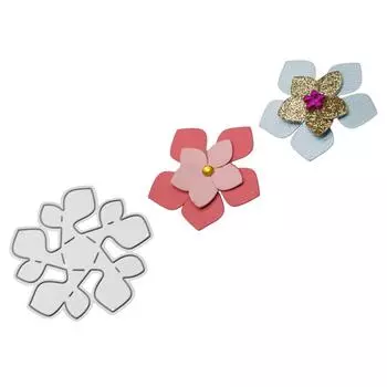 Рамка из лепестков цветов, металлический серебристый трафарет, тиснение, резка, штампы для скрапбукинга, изготовление открыток из бумаги серебряный