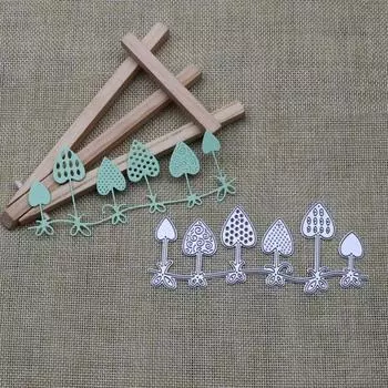 Рамка клубники металлический серебристый трафарет тиснение резка штампы для скрапбукинга бумага альбом карты изготовление серебряный