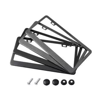 Рамка номерного знака американского стандарта, рамка номерного знака из нержавеющей стали, углеродного волокна, рамка номерного знака