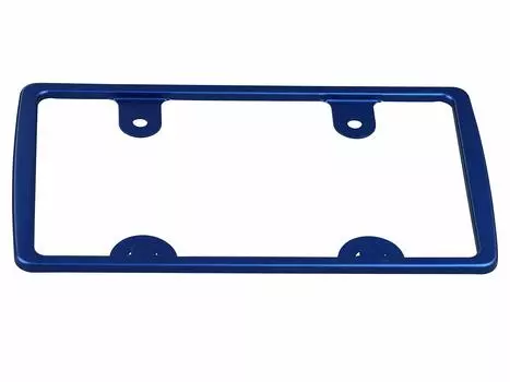 Рамка номерного знака мотоцикла POSH FAITH из алюминия, размер L, для двигателей 126 куб. см и выше, синяя 500193-01-10 синий