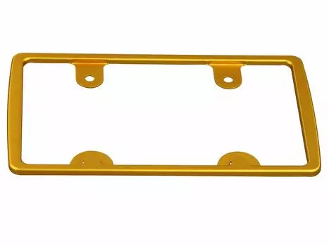 Рамка номерного знака мотоцикла POSH FAITH из алюминия, размер L, для 126 куб. см и выше, золотая 500193-04-10 золотой