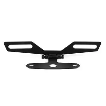 Рамка номерного знака мотоцикла, складной кронштейн для заднего фонаря, регулируемый держатель для мотоцикла, квадроцикла, мотоцикла, скутера, аксессуары чёрный