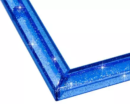 Рамка-пазл BEVERLY Smart Frame Clear Blue поставляется со специальной подставкой. Легкая и удобная для подвешивания прозрачная рамка-пазл 26 x 38 см [Прозрачная] Ламе