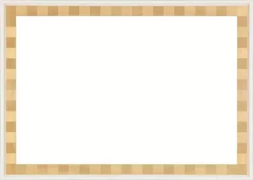 Рамка-пазл декоративная современный дизайн-белый (26x38см)