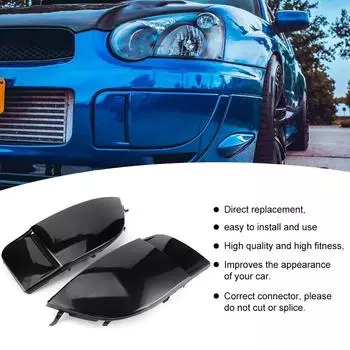 Рамка противотуманной фары, передняя крышка противотуманной фары, пара крышек противотуманной фары, рамка противотуманной фары, крышка лампы, подходит для Impreza STI WRX 04-05