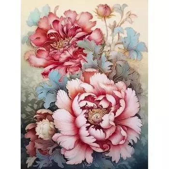 Рамка Ruopoty DIY картина по номерам цветок акриловая краска по номерам ручная роспись для домашнего декора каллиграфическая живопись 40x50cm NO Frame