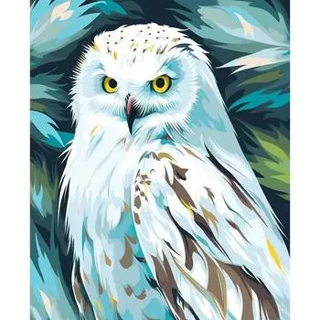 Рамка Ruopoty, картина по номерам, сова, животные, ручная работа на холсте, картины по номерам, акриловая краска по номерам, домашний декор 40x50cm NO Frame