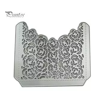 Рамка с розой, металлические штампы, сделай сам, скрапбукинг, тиснение, бумажные карты, альбом, трафарет серебряный