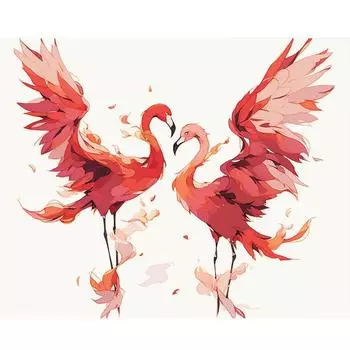 Рамка «сделай сам», картина по номерам для стартового набора, картина с изображением животных и птиц с цифрами, ручная работа, подарок «сделай сам», для домашнего декора, 40x50 см 40x50cm NO Frame