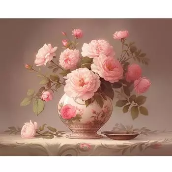 Рамка «сделай сам», картина по номерам для взрослых, наборы на холсте, цветы, акриловая раскраска ручной работы, краска по номерам, украшение, искусство 40x50 см 40x50cm NO Frame