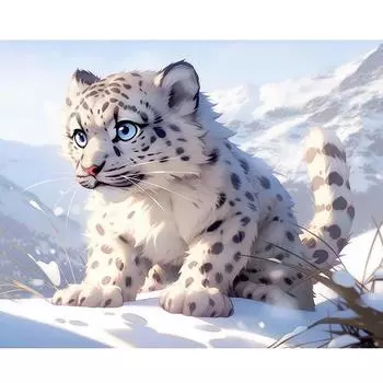 Рамка «сделай сам», наборы для рисования по номерам, тигр, животное, ручная роспись, раскраска по номерам для взрослых, домашний декор 40x50 см 40x50cm NO Frame