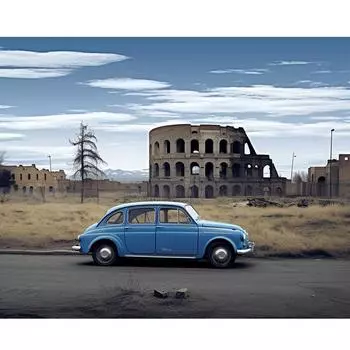 Рамка синий автомобиль DIY картина по номерам для взрослых наборы акриловая краска на холсте ручная работа поделки своими руками для домашнего декора 40x50 см 40x50cm NO Frame