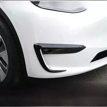 Рамка спойлера противотуманных фар из углеродного волокна для Tesla Model Y Standard