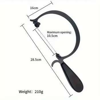 Рамка ювелирной пилы Изогнутая рамка лучковой пилы с черной ручкой для деревообработки Инструменты для рукоделия ювелирные инструменты для ювелира чёрный