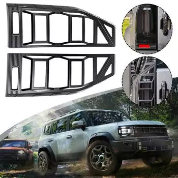 Рамка заднего фонаря для автомобиля Mecha, подходящая для Chery Jetour Traveler T2 2024 2024, модификация внешнего вида крышки заднего фонаря, аксессуары D3Q0