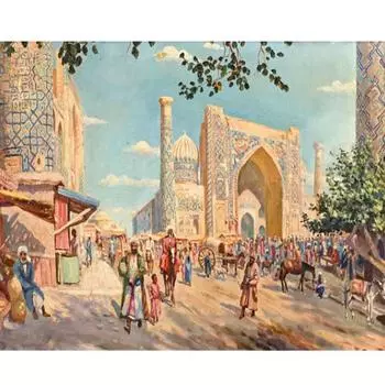 Рамка Замок Уличная картина по номерам для взрослых наборы пейзаж ручной работы поделки своими руками для дома настенные художественные декорации 40x50 см 40x50cm NO Frame