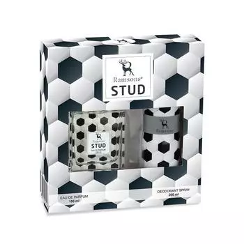Рамсонс | 1 парфюмерная вода 100 мл | 1 дезодорант-спрей 200 мл | TN — бергамот, ананас, лаванда | Миннесота – Жасмин, Роза| BN — Древесина, Мускус