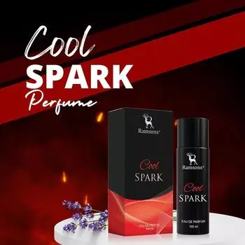 Ramsons - COOL SPARK Eau De Parfum | 100 ML | Духи для мужчин | TN - Анис, Лаванда, Полынь, Лимон, Апельсин/дерево, Пудровый 100ML