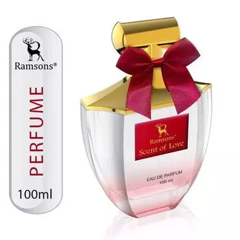 Ramsons - Парфюмированная вода SCENT OF LOVE | 100 мл | Духи для женщин | TN - Лимон, Бергамот | MN - Роза, Лаванда | BN - Ваниль, Мускус, Кедр