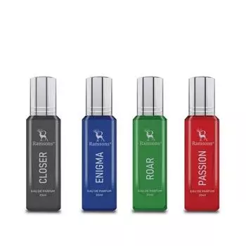 Ramsons - PREMIUM FOR MEN Подарочный набор Eau De Parfum | 20 мл x 4 варианта | Набор из 4 премиальных духов | Closer EDP | Подарочный набор для него