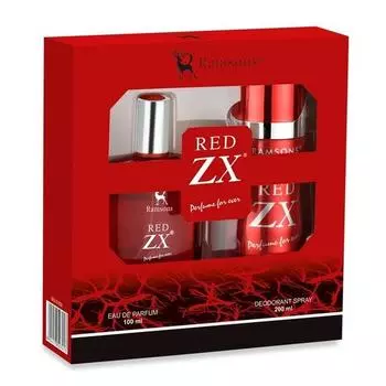 RAMSONS Unisex Redzx Подарочный набор (1 парфюмированная вода -100 мл и 1 спрей для тела с цитрусовым ароматом -200 мл) | Парфюм для мужчин и женщин| Стойкие духи