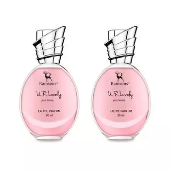 Ramsons - UR LOVELY Eau De Parfum, 30 мл x 2, TN - Бергамот, Персик, Апельсин, Грейпфрут, Акватический, MN - Ландыш