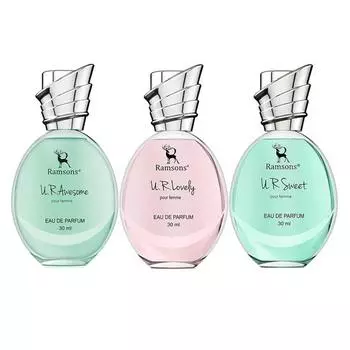 Ramsons - UR LOVELY, UR SWEET & UR AWESOME Eau de Parfum Combo Pack of | 30 ML x 3| Духи для женщин