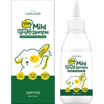 Ramudali Dog Mild Cypress Water Ear Cleanser, 200мл, 1 шт, корейский шампунь для домашних животных