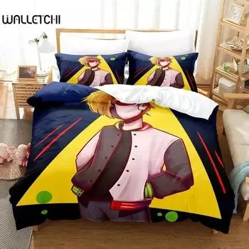 Ranboo Bedding Set Boys Girls Twin Queen Size Duvet Cover Pillowcase Bed Kids Adult Fashion Home Textileextile EU Single 135x200cm