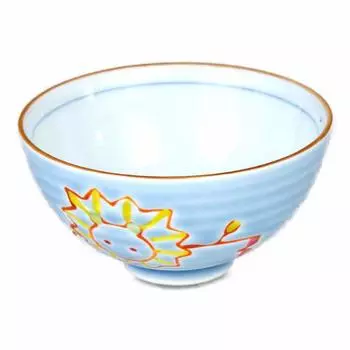 Ranchant Mini Rice Bowl Multi Lion N065999 Arita Ware Made in Japan 9.55cm