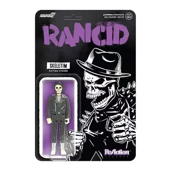 Rancid Re Фигурка RANCID Punk Skeletim (Бомба замедленного действия) Super7 панк ИГРУШКА