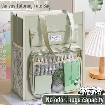 Ранец школьный из парусины для мальчиков и девочек начальной школы