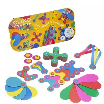 RANGS Click Пила CLIXO (Радужный пакет) Магнитная образовательная игрушка STEM Education Assembly Toy Магнитный блок
