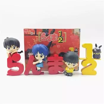Ranma Role Theme Toy Doll Small Sculpture Desktop Ornament Room Decoration