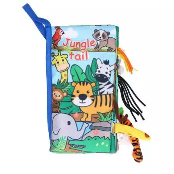 Раннее образование детей тканевая книга сенсорная стимуляция младенцев милый детский тканевый BookForest
