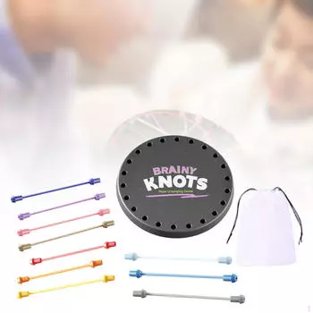 Раннее образование Игрушка Веревка Головоломка Мальчики Девочки Родитель Ребенок Взаимодействие Скрученная Соединенная Линия Доска