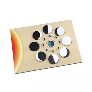 Раннее обучение познавательная игрушка головоломка солнечные планеты образовательное просвещение для обучения Moon Change